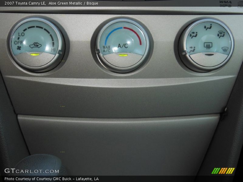 Aloe Green Metallic / Bisque 2007 Toyota Camry LE