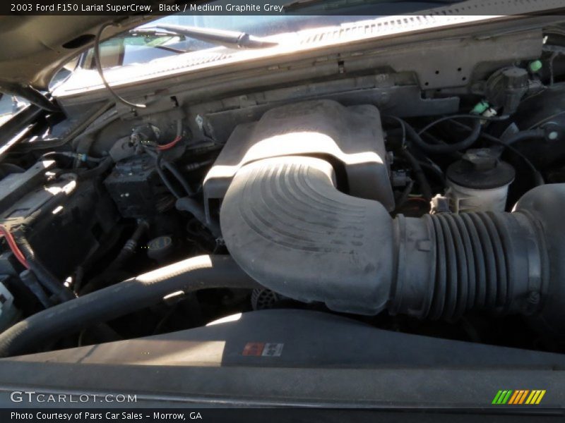 Black / Medium Graphite Grey 2003 Ford F150 Lariat SuperCrew