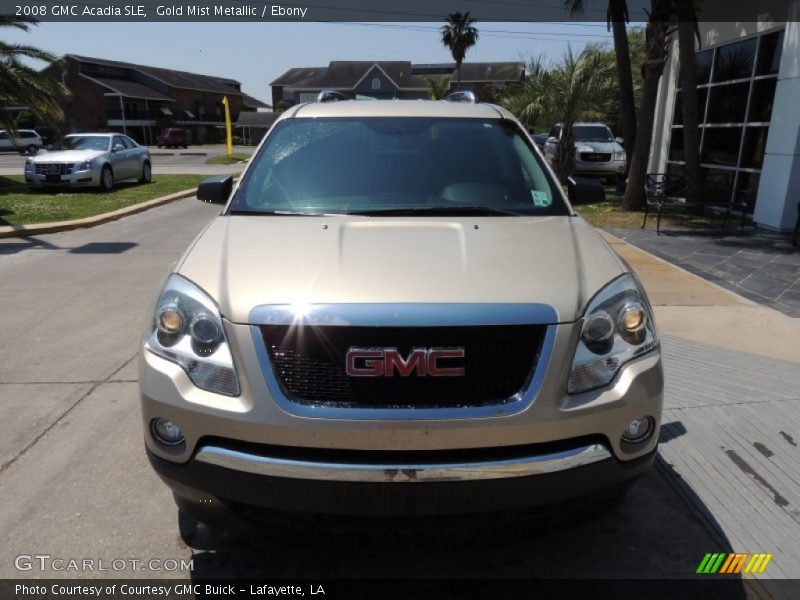 Gold Mist Metallic / Ebony 2008 GMC Acadia SLE