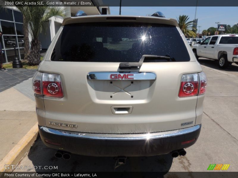 Gold Mist Metallic / Ebony 2008 GMC Acadia SLE