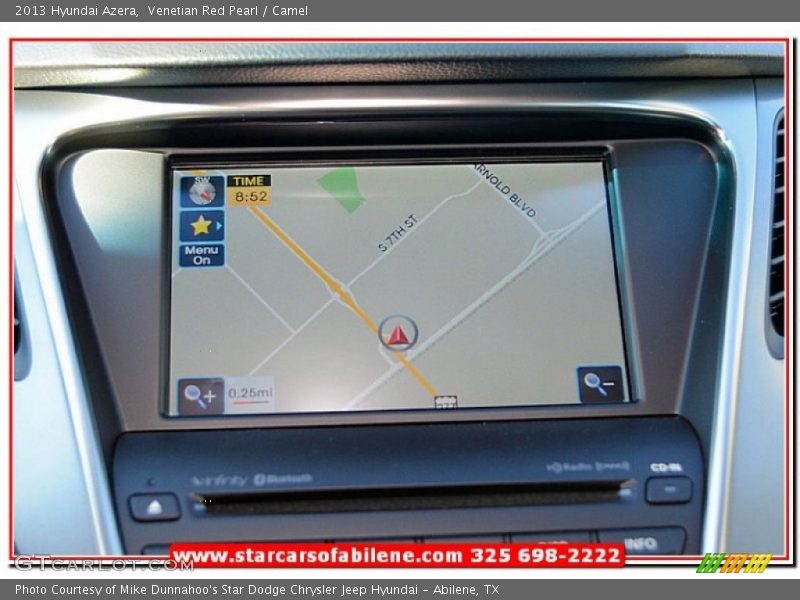 Venetian Red Pearl / Camel 2013 Hyundai Azera