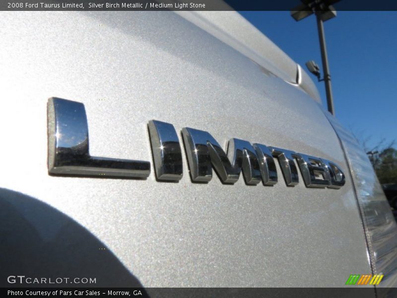 Silver Birch Metallic / Medium Light Stone 2008 Ford Taurus Limited