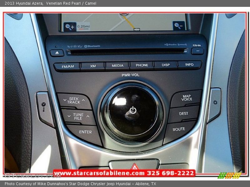 Venetian Red Pearl / Camel 2013 Hyundai Azera
