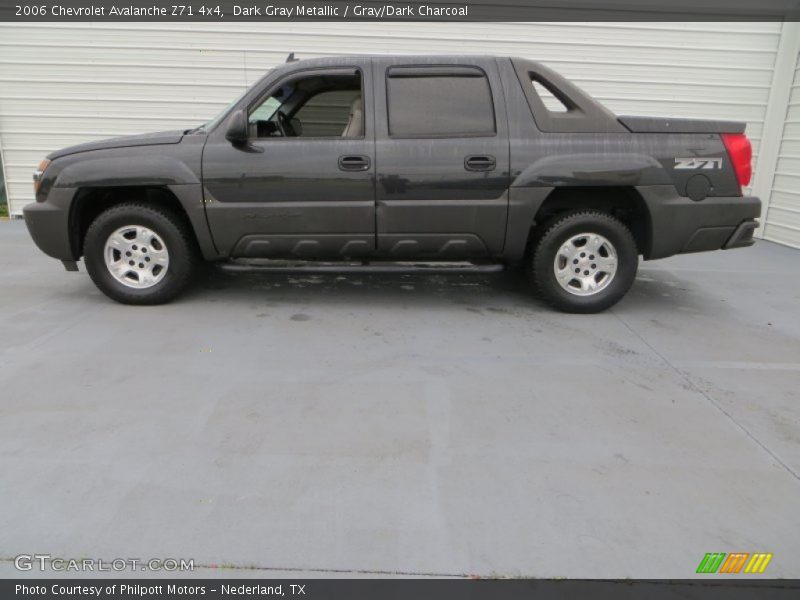 Dark Gray Metallic / Gray/Dark Charcoal 2006 Chevrolet Avalanche Z71 4x4