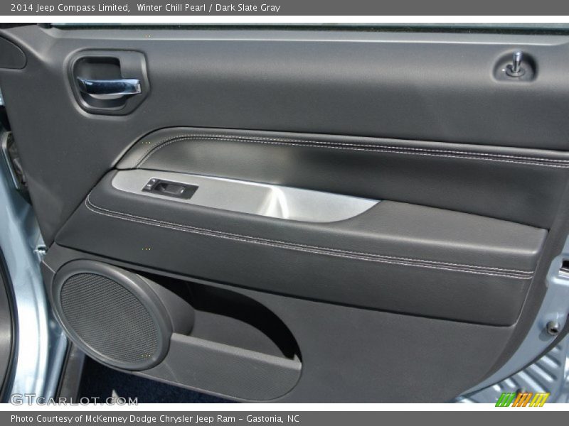 Winter Chill Pearl / Dark Slate Gray 2014 Jeep Compass Limited