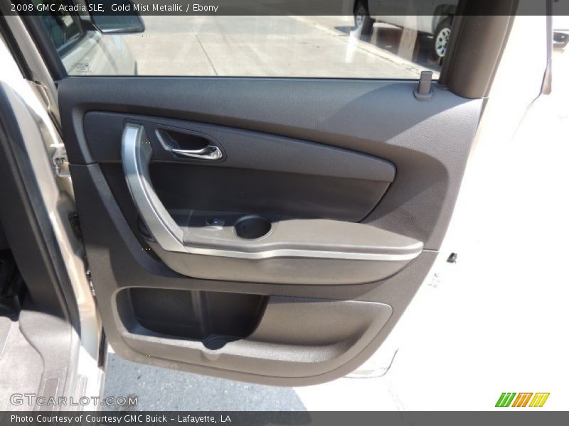 Gold Mist Metallic / Ebony 2008 GMC Acadia SLE
