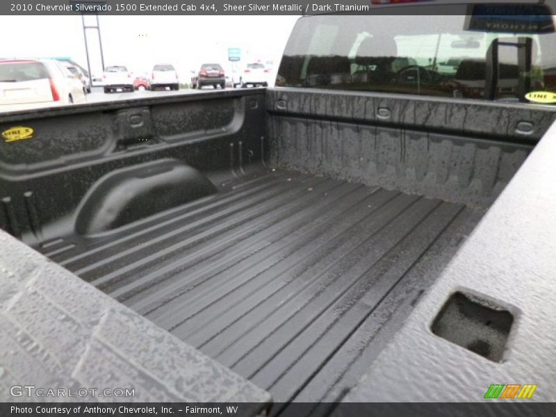 Sheer Silver Metallic / Dark Titanium 2010 Chevrolet Silverado 1500 Extended Cab 4x4