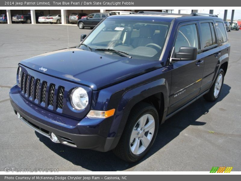True Blue Pearl / Dark Slate Gray/Light Pebble 2014 Jeep Patriot Limited