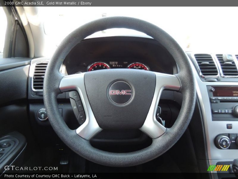 Gold Mist Metallic / Ebony 2008 GMC Acadia SLE
