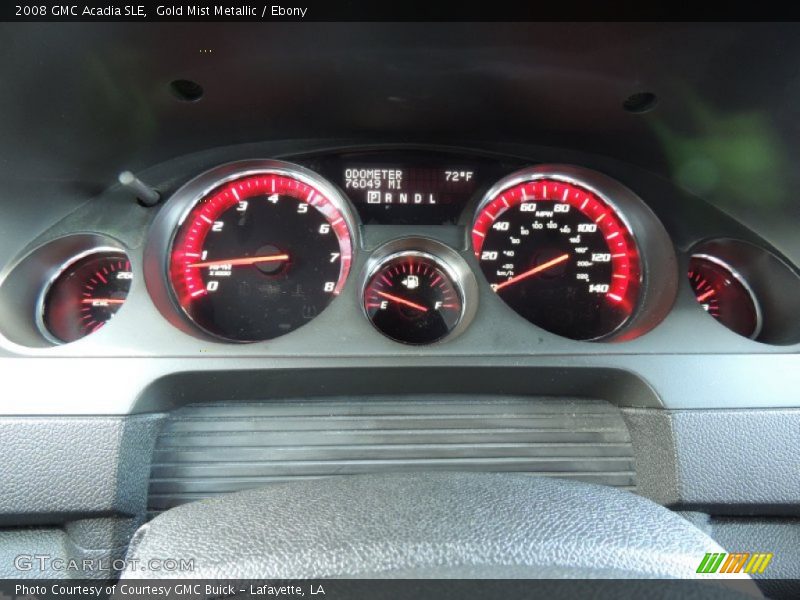 Gold Mist Metallic / Ebony 2008 GMC Acadia SLE