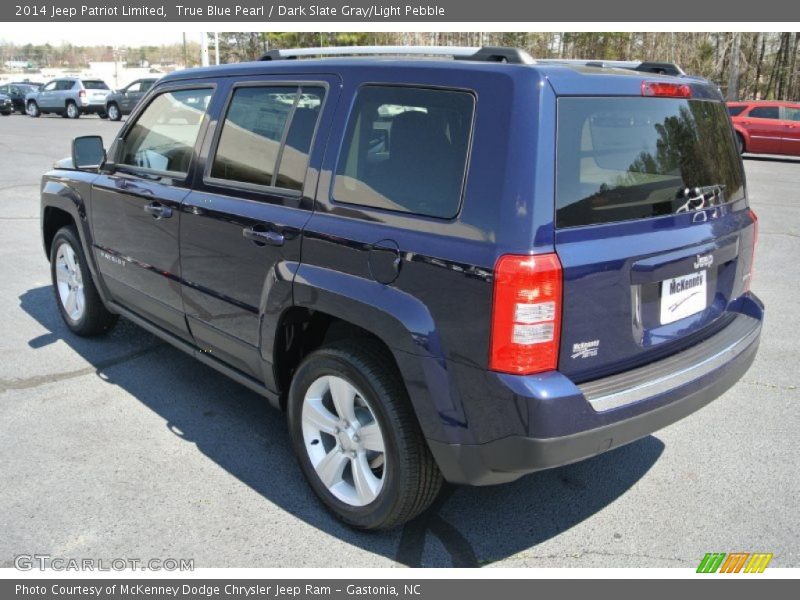 True Blue Pearl / Dark Slate Gray/Light Pebble 2014 Jeep Patriot Limited