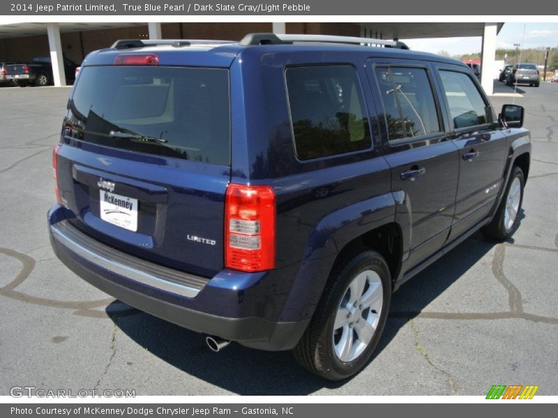 True Blue Pearl / Dark Slate Gray/Light Pebble 2014 Jeep Patriot Limited