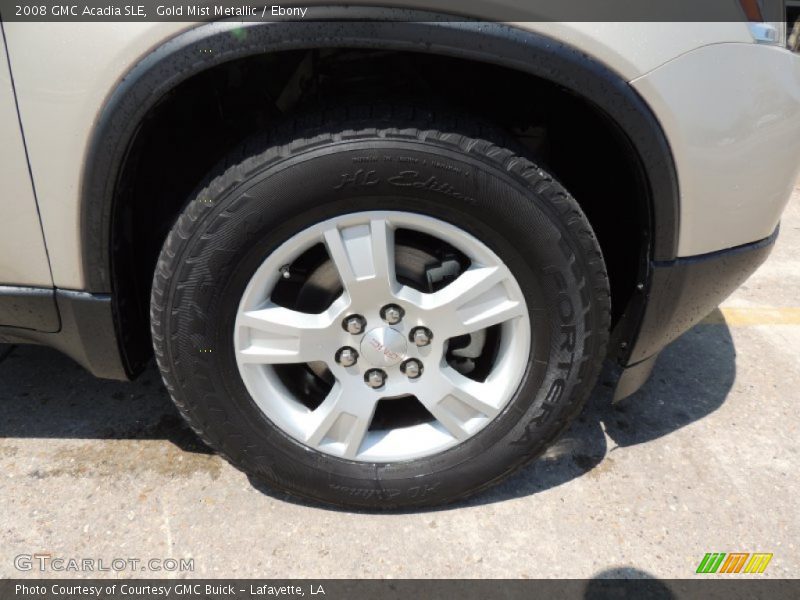 Gold Mist Metallic / Ebony 2008 GMC Acadia SLE