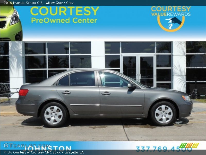 Willow Gray / Gray 2010 Hyundai Sonata GLS