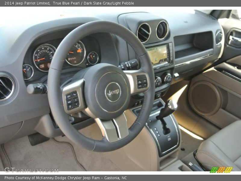 True Blue Pearl / Dark Slate Gray/Light Pebble 2014 Jeep Patriot Limited