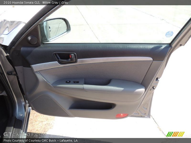 Willow Gray / Gray 2010 Hyundai Sonata GLS