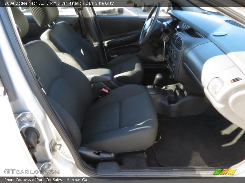 Bright Silver Metallic / Dark Slate Gray 2004 Dodge Neon SE