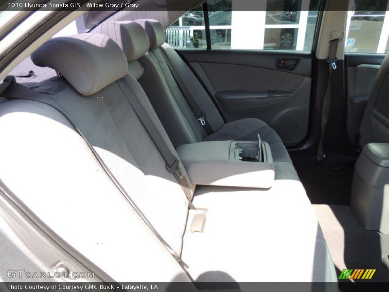 Willow Gray / Gray 2010 Hyundai Sonata GLS