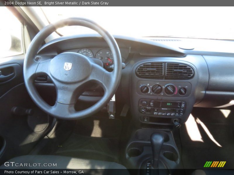 Bright Silver Metallic / Dark Slate Gray 2004 Dodge Neon SE
