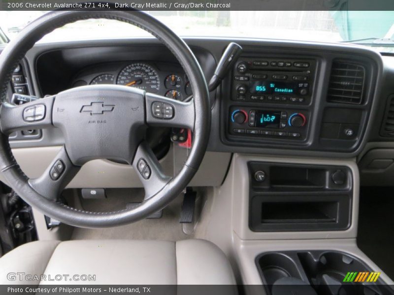 Dark Gray Metallic / Gray/Dark Charcoal 2006 Chevrolet Avalanche Z71 4x4