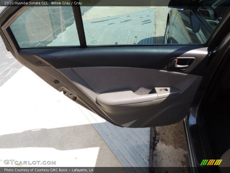 Willow Gray / Gray 2010 Hyundai Sonata GLS