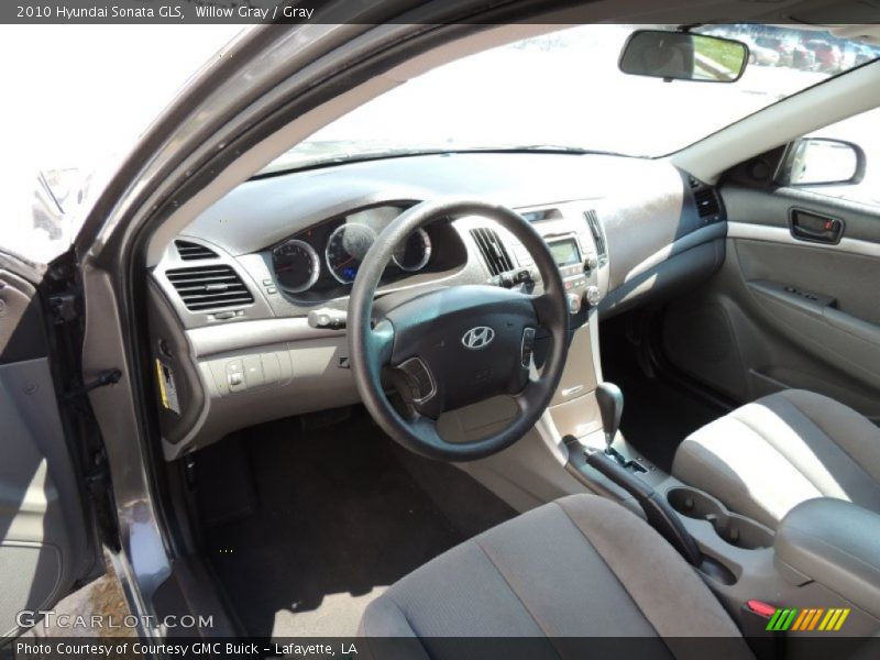 Willow Gray / Gray 2010 Hyundai Sonata GLS
