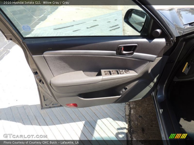 Willow Gray / Gray 2010 Hyundai Sonata GLS