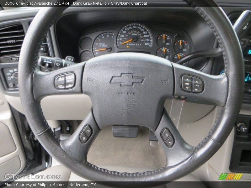Dark Gray Metallic / Gray/Dark Charcoal 2006 Chevrolet Avalanche Z71 4x4