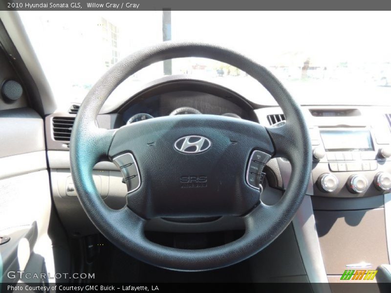 Willow Gray / Gray 2010 Hyundai Sonata GLS