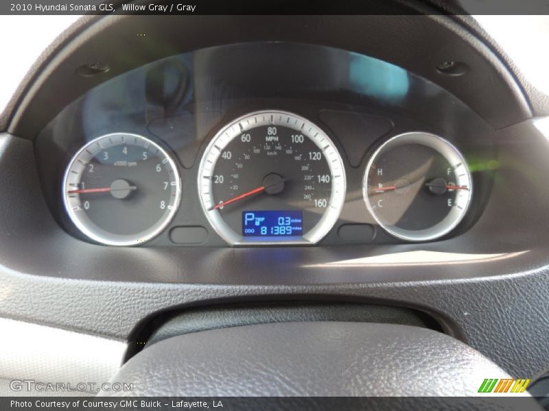 Willow Gray / Gray 2010 Hyundai Sonata GLS