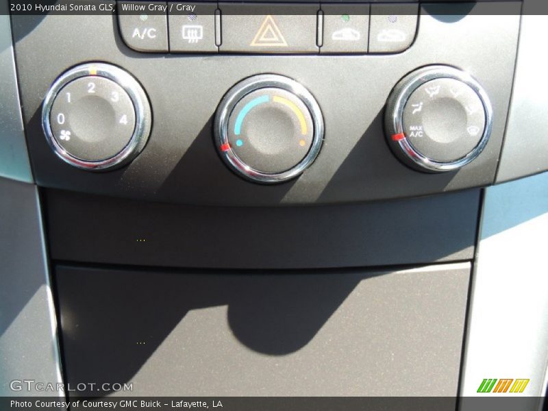 Willow Gray / Gray 2010 Hyundai Sonata GLS
