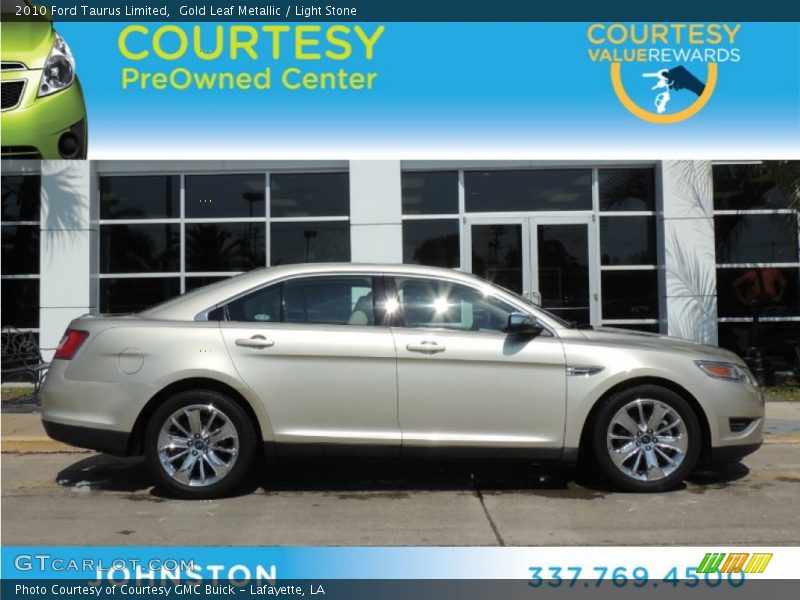 Gold Leaf Metallic / Light Stone 2010 Ford Taurus Limited