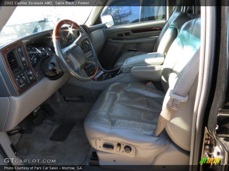 Sable Black / Pewter 2002 Cadillac Escalade AWD