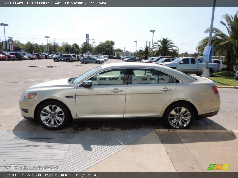 Gold Leaf Metallic / Light Stone 2010 Ford Taurus Limited