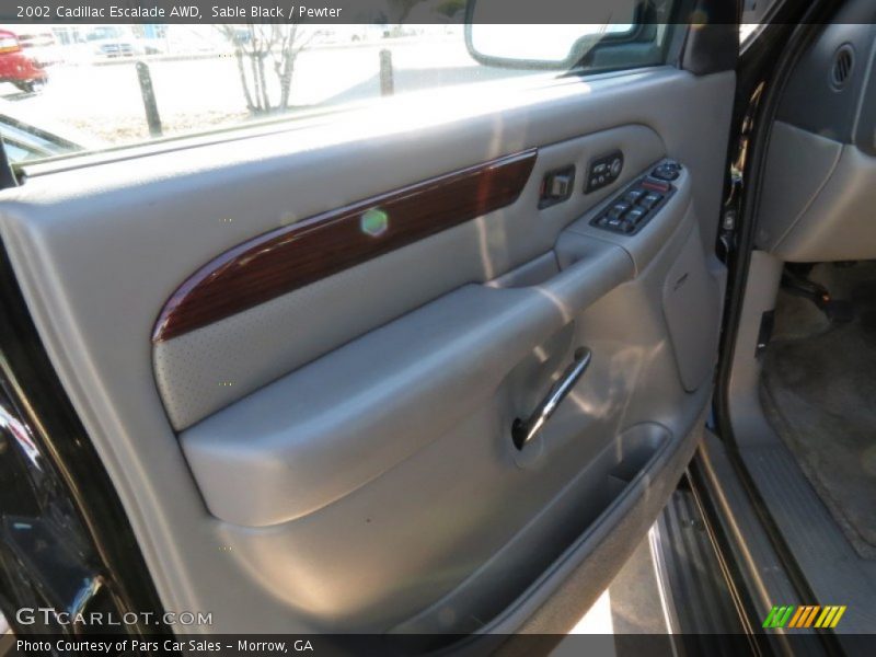 Sable Black / Pewter 2002 Cadillac Escalade AWD
