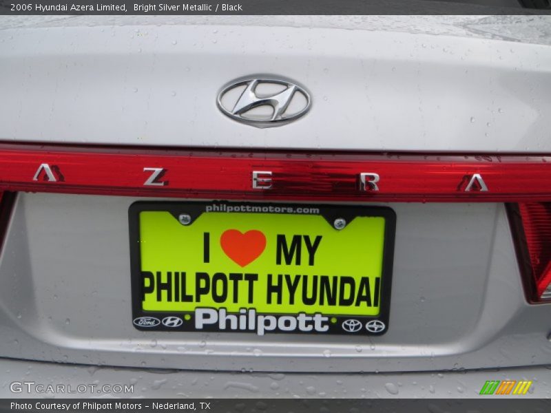 Bright Silver Metallic / Black 2006 Hyundai Azera Limited