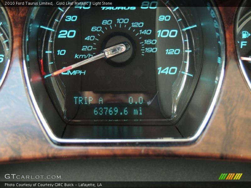 Gold Leaf Metallic / Light Stone 2010 Ford Taurus Limited