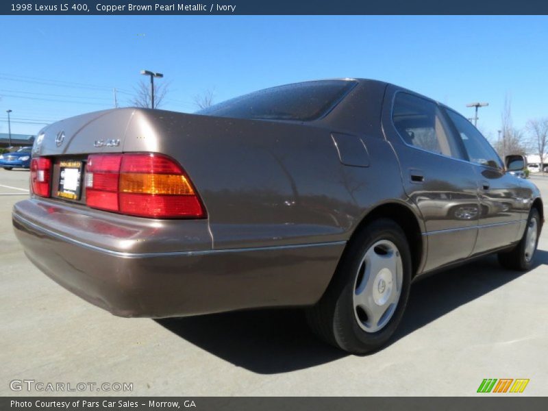 Copper Brown Pearl Metallic / Ivory 1998 Lexus LS 400