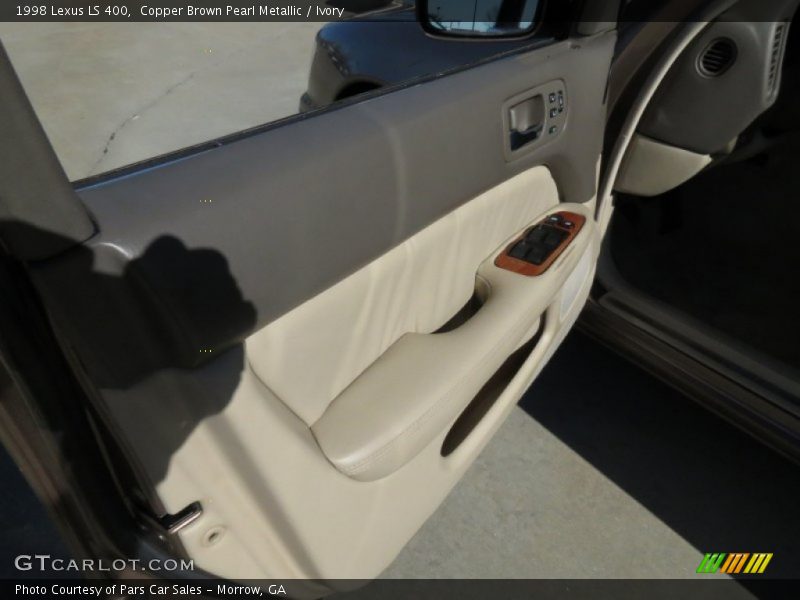 Copper Brown Pearl Metallic / Ivory 1998 Lexus LS 400