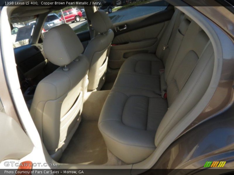 Rear Seat of 1998 LS 400
