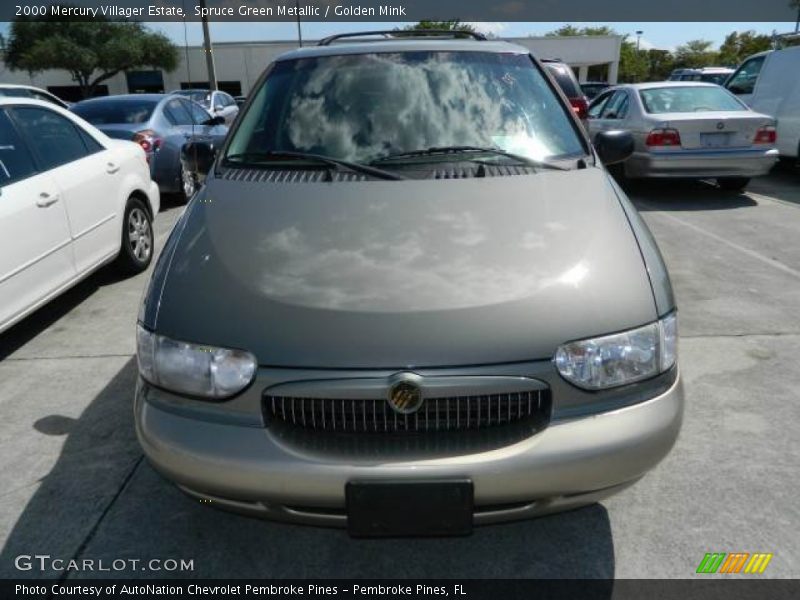 Spruce Green Metallic / Golden Mink 2000 Mercury Villager Estate