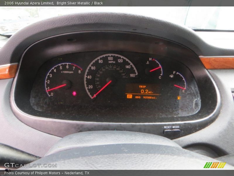 Bright Silver Metallic / Black 2006 Hyundai Azera Limited