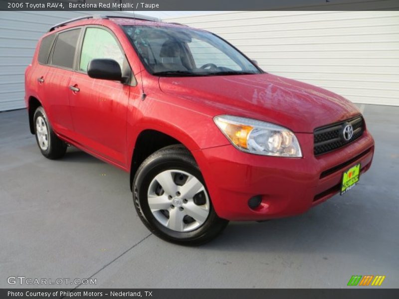 Barcelona Red Metallic / Taupe 2006 Toyota RAV4