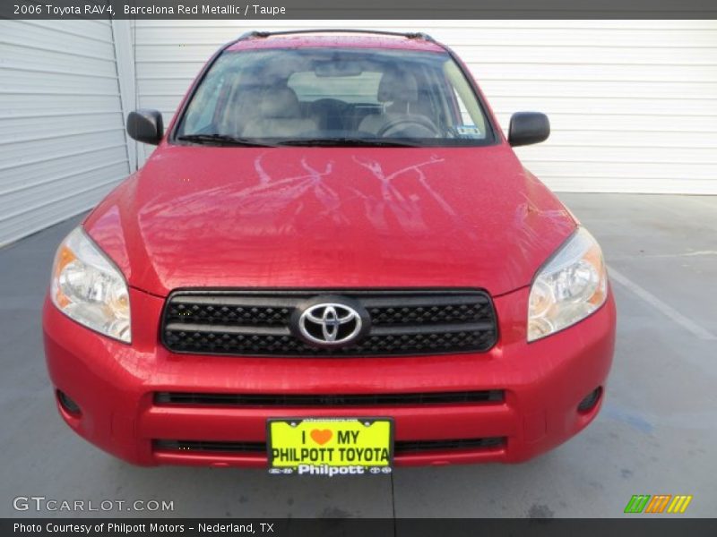 Barcelona Red Metallic / Taupe 2006 Toyota RAV4