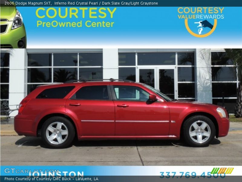 Inferno Red Crystal Pearl / Dark Slate Gray/Light Graystone 2006 Dodge Magnum SXT
