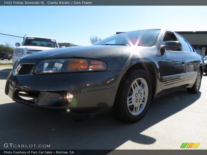 Granite Metallic / Dark Pewter 2003 Pontiac Bonneville SE