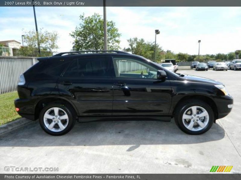 Black Onyx / Light Gray 2007 Lexus RX 350