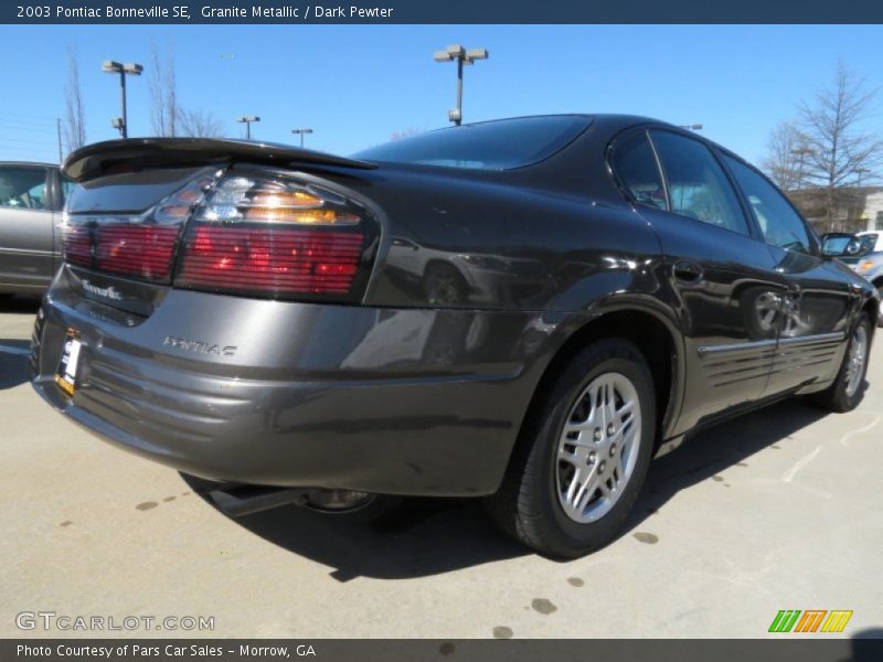 Granite Metallic / Dark Pewter 2003 Pontiac Bonneville SE