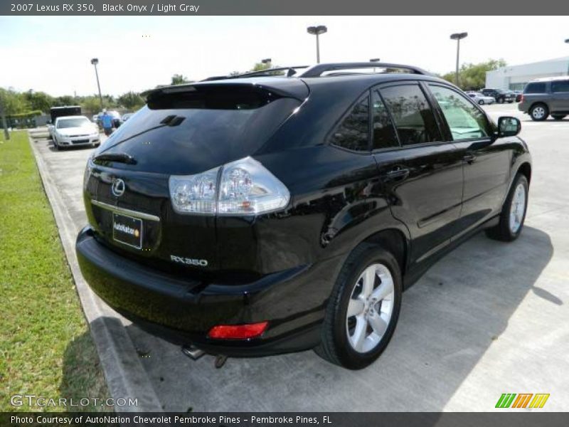 Black Onyx / Light Gray 2007 Lexus RX 350