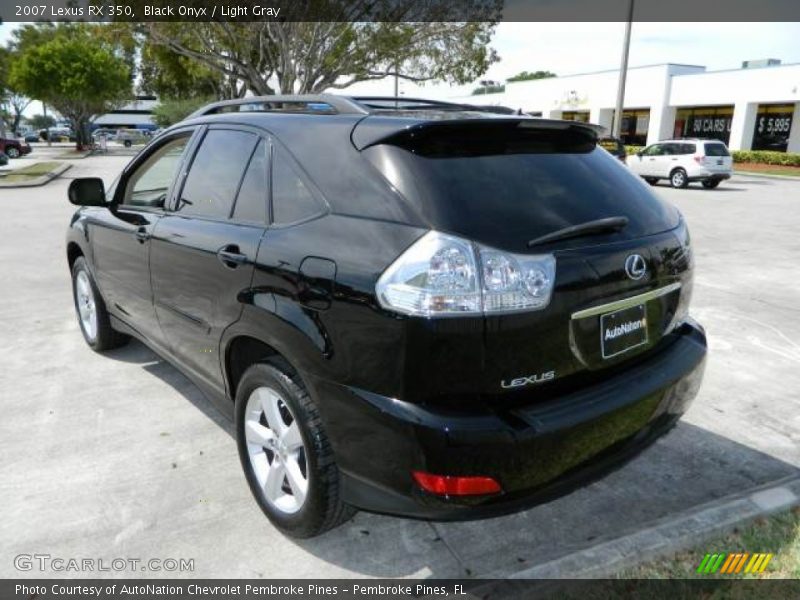 Black Onyx / Light Gray 2007 Lexus RX 350